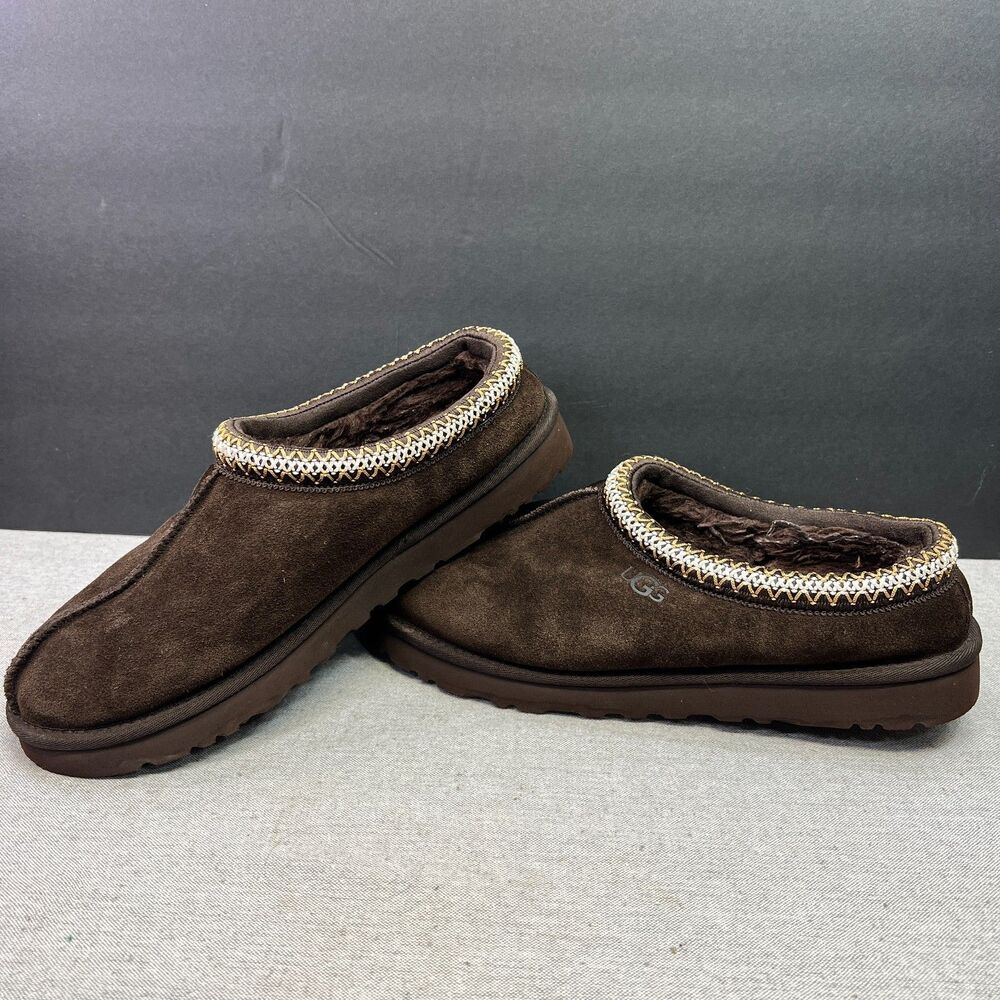 Ugg Tasman II Men's Size 10 Dusted Cocoa Brown Slippers - Picture 5 of 9